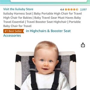 Baby portable harness, high chair for travel